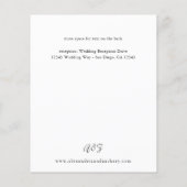 Budget Zomer Multi Kleur Bloemen Details (Achterkant)