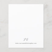 Budget Zomer Multi Kleur Bloemen Huwelijk (Achterkant)