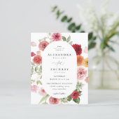 Budget Zomer Multi Kleur Bloemen Huwelijk 2 (Staand voorkant)