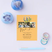 BUDGET Zonnebloem Hoefijzers FOTO Collage WEDING Flyer (Enkel)