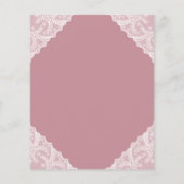 Budget Zonnebloem Roze Kant Eerste Communie (Achterkant)