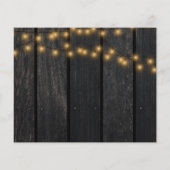 Budget zonnebloem rustige land bruiloft rsvp card (Achterkant)