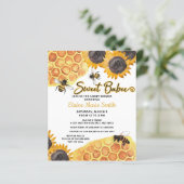 Budget Zonnebloem Sweet Babee Honey Bee Baby showe (Staand voorkant)