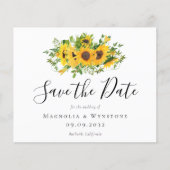 BUDGET Zonnebloem Weduwen sparen de datum (Voorkant)