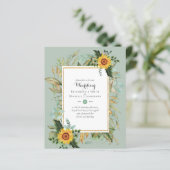 BUDGET Zonnebloemen Eucalyptus Greenery Wedding (Staand voorkant)