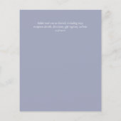 BUDGET Zonnebloemen Eucalyptus Greenery Wedding Flyer (Achterkant)