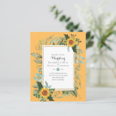 BUDGET Zonnebloemen Eucalyptus Groenelementen Brui (Staand voorkant)