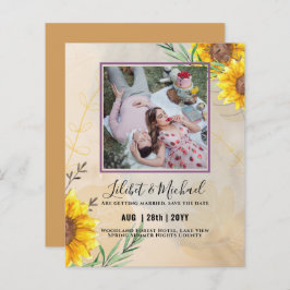 BUDGET Zonnebloemen FOTO Save Change Date Plans