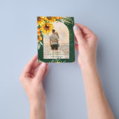 BUDGET Zonnebloemen Pampasgras Groen BOHo Trouwen Flyer (Hand)