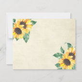 Budget Zonnebloemen Tuin Bloemig Bewaar de Datum (Achterkant)