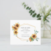 Budget zonnebloempitten Geometrisch sparen de datu (Staand voorkant)