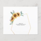 Budget zonnebloempitten Geometrisch sparen de datu Flyer (Achterkant)