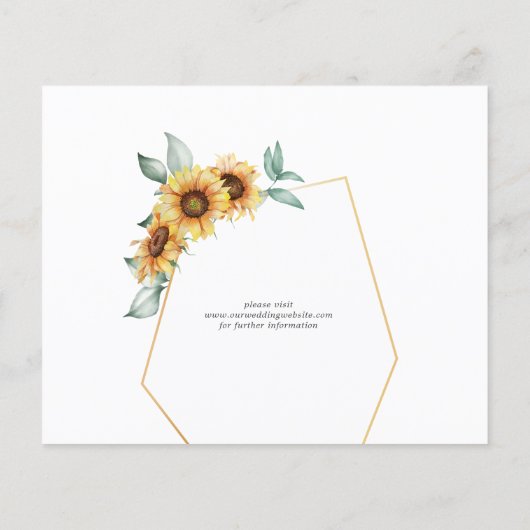 Budget zonnebloempitten Geometrisch sparen de datu Flyer (Achterkant)