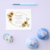 Budget zonnebloempitten Geometrisch sparen de datu Flyer (Enkel)