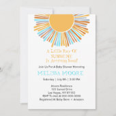 Budget Zonnestraal Retro Boho Zonneschijn Kaart (Voorkant)