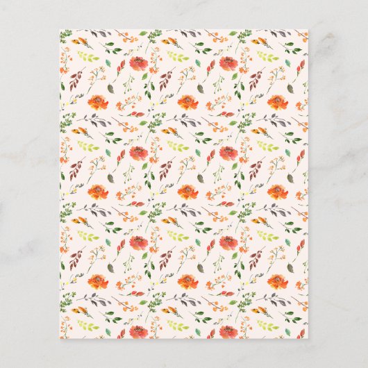 BUDGET Zonsondergang Bloom Monogram Bloemkam Huwel (Achterkant)