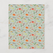 BUDGET Zonsondergang Bloom Monogram Groene Kreeft  (Achterkant)