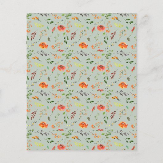 BUDGET Zonsondergang Bloom Monogram Groene Kreeft  (Achterkant)