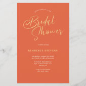 Budget zonsondergang oranje zomer vrijgezellenfees flyer (Voorkant)