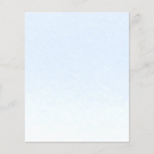 budget zuid 16 uitnodiging Floral op mosterdblauw (Achterkant)