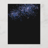 BUDGET Zwart Blauw 30e Ballonnen Confetti Verjaard (Achterkant)