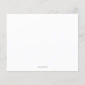 Budget zwart gekleurd bedankt kaarten (Achterkant)