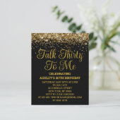 Budget Zwart Goud Talk Dertig Naar Mij Partij Uitn (Staand voorkant)