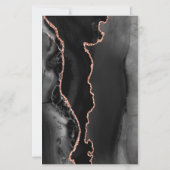 Budget zwart Roos Gold Agate Dark Weddenschap (Achterkant)