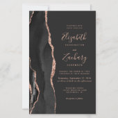 Budget zwart Roos Gold Agate Dark Weddenschap (Voorkant)