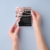 Budget zwart Roos gouden ballon elke leeftijd verj Flyer (Hand)