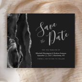 Budget zwart Silver Agate sparen de Kaart van de D