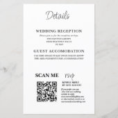 Budget Zwart-wit Alles in één bruiloft (Achterkant)