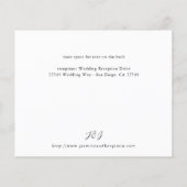 Budget Zwart & Wit Bloemen Strand Details (Achterkant)