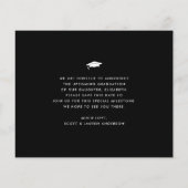 Budget Zwart Wit Foto Opslaan Datum Afstuderen Uit (Achterkant)