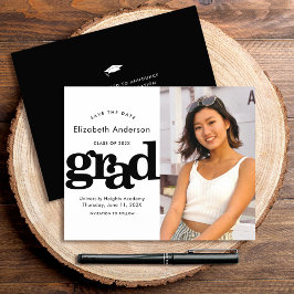 Budget Zwart Wit Foto Opslaan Datum Afstuderen Uit