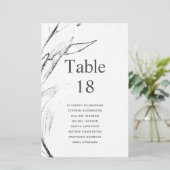 Budget zwart-wit grafische afladezetkaart (Staand voorkant)