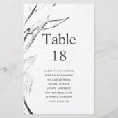 Budget zwart-wit grafische afladezetkaart (Achterkant)