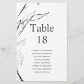 Budget zwart-wit grafische afladezetkaart (Voorkant)