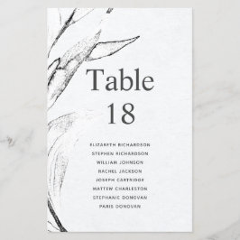 Budget zwart-wit grafische afladezetkaart