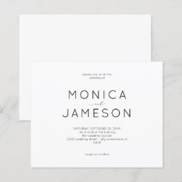 Budget zwart-wit Modern 1 Weddenschap