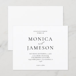 Budget zwart-wit Modern Wedding 2