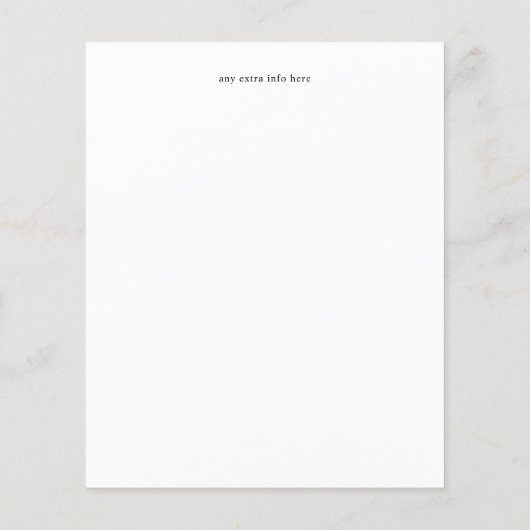 Budget zwart-witwijziging van plannen brochure (Achterkant)