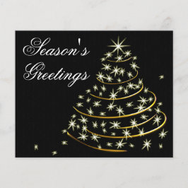 Budget zwarte kerstboomkerstboomkoorts