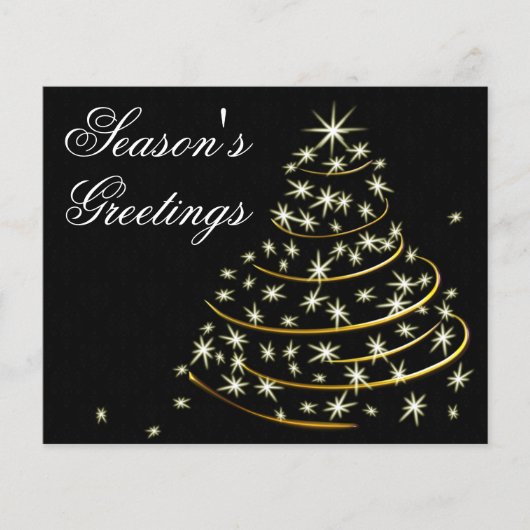 Budget zwarte kerstboomkerstboomkoorts (Voorkant)