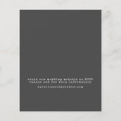 Budget zwarte schrijfmachine Typografie Weddenscha (Achterkant)