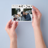 Budget zwarte versieringen en para-foto's met pret flyer (Hand)