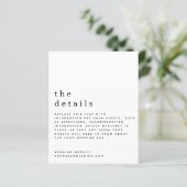 Budget zwarte witte bruiloft - Details Enclosure (Staand voorkant)