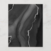 Budget Zwarte Zilveren Agate Leisteen Huwelijksuit (Achterkant)