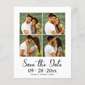 Budgetaankondiging van verloving en save-the-date (Achterkant)