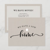 Budgetbewegende aankondigingskalligrafie (Voorkant / Achterkant)